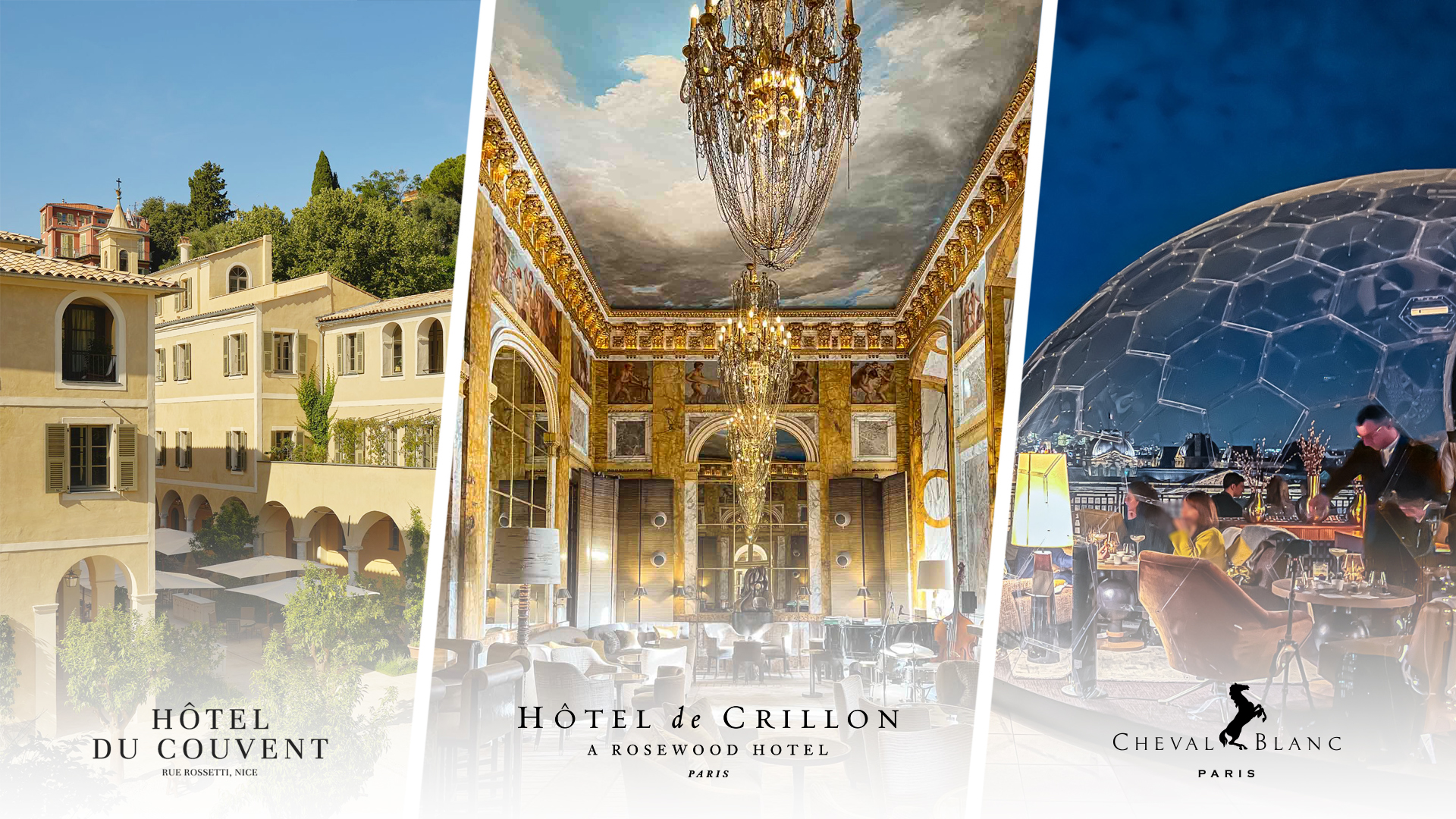 3 hôtels de luxe, primés meilleurs hôtels du monde en 2025, équipés de la solution IPTV EONA.